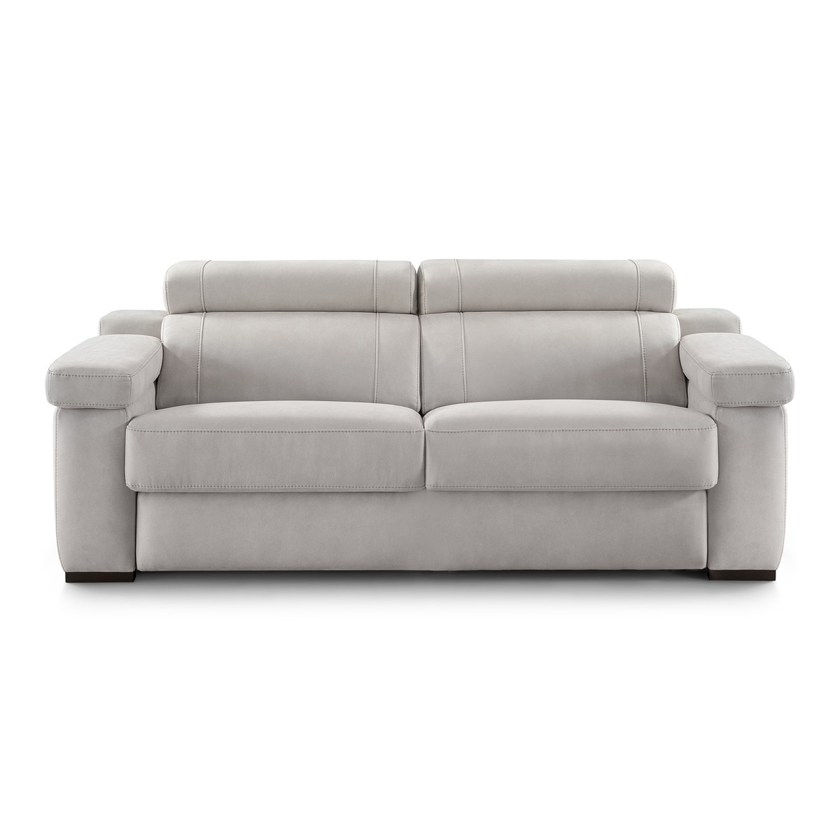 Sofá de 2 Lugares em Tecido de Microfibra City Brutus - Cinzento-Claro-1