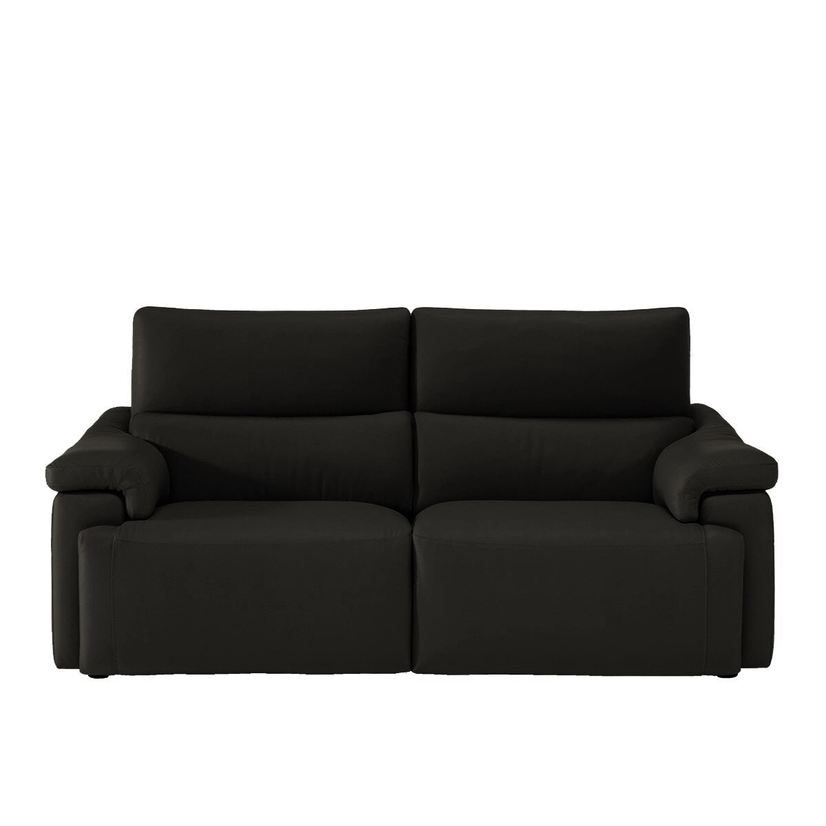 Sofá de piel de 2 plazas Jefferson Natuzzi Editions - Choco Choco-1