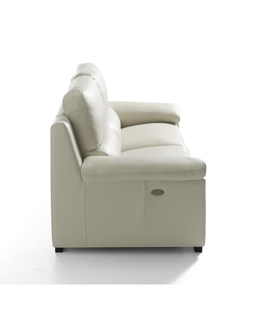 Imagen 3 de Sofá de piel de 2 plazas con 2 asientos relax eléctricos Bolzano El Corte Inglés - Blanco Blanco