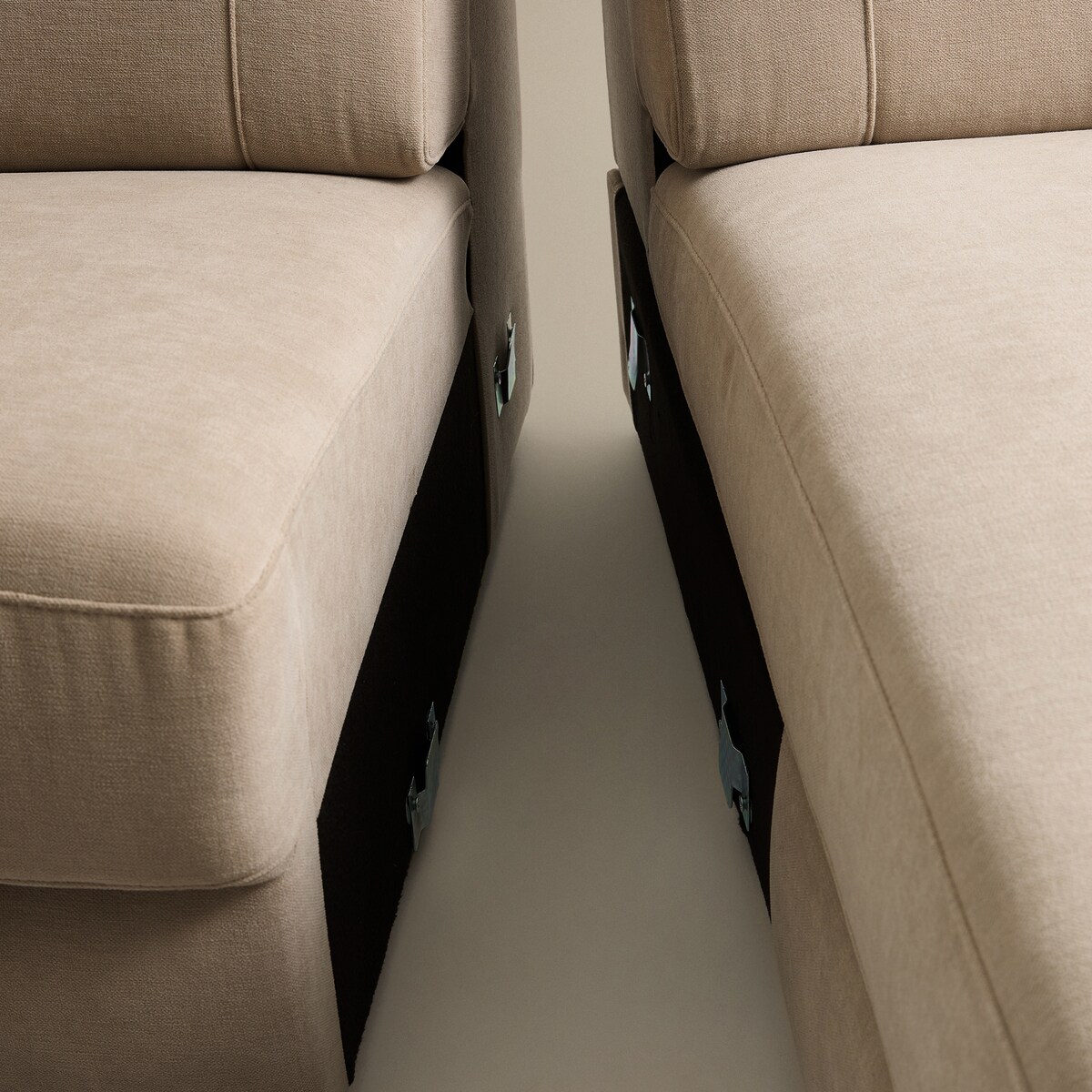 Sofá de 3 Lugares com Chaise Longue Direita e um Assento Relax Elétrico City Bege-10
