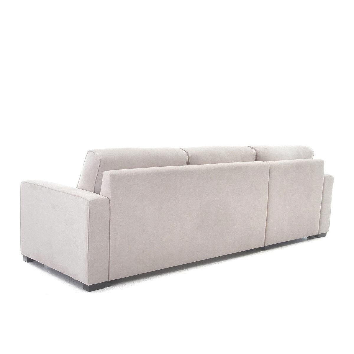 Sofá de 5 lugares com chaise longue esquerda Padua Bege-4