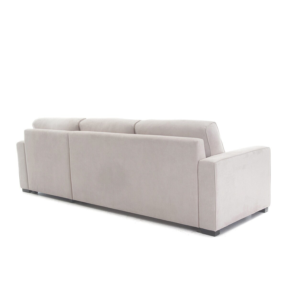 Sofá-cama de 5 lugares com chaise longue direita Padua Bege-4