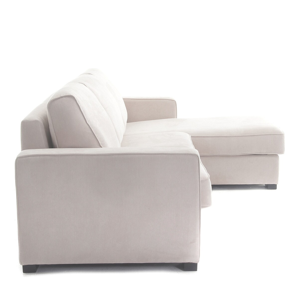 Sofá-cama de 5 lugares com chaise longue esquerda Padua Bege-3