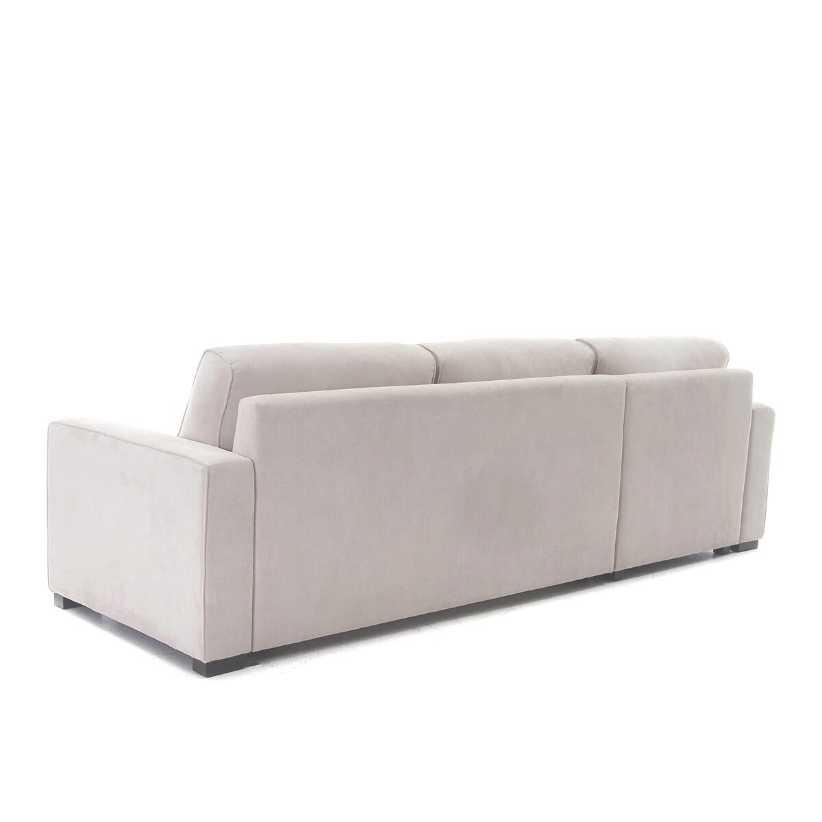 Sofá-cama de 5 lugares com chaise longue esquerda Padua Bege-4