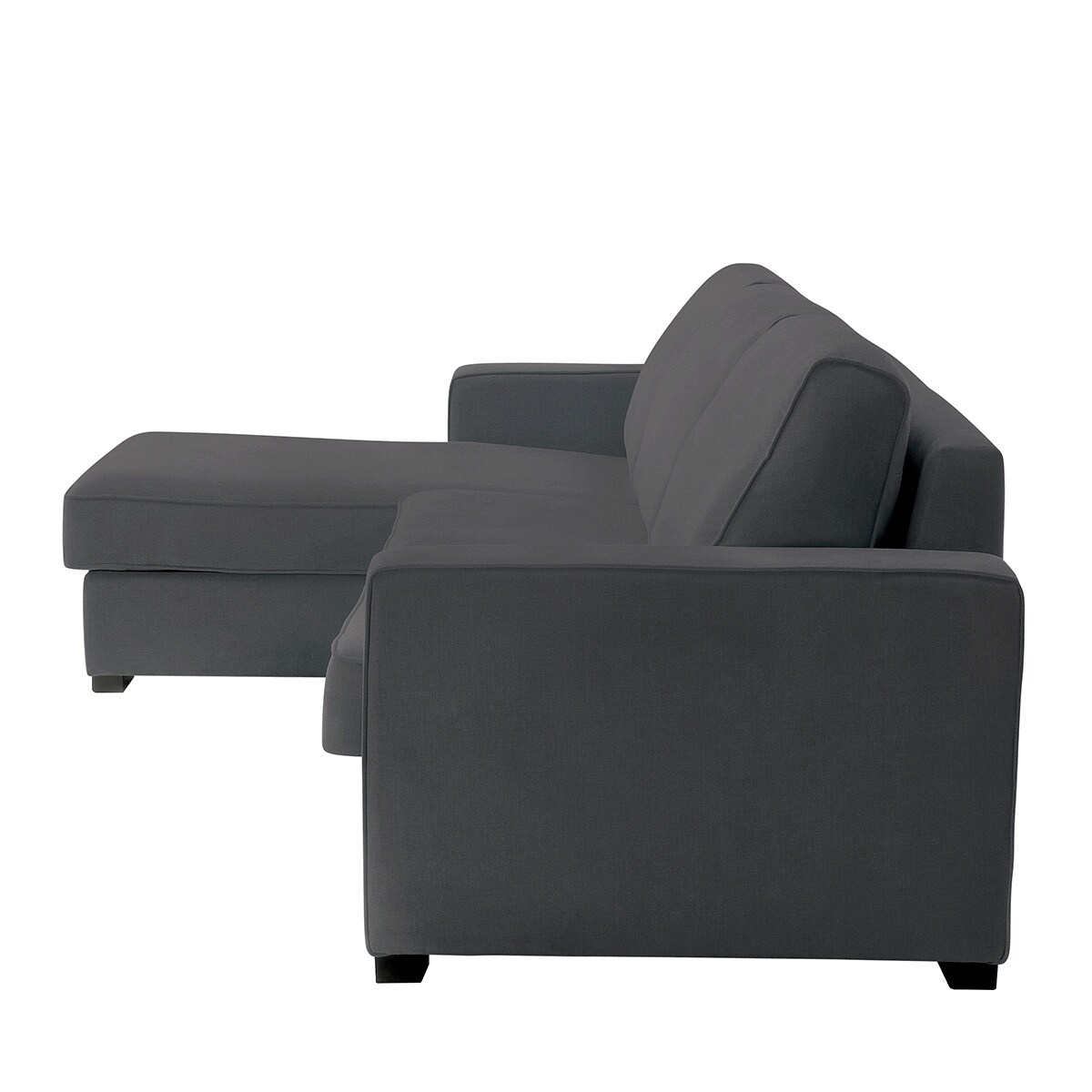 Sofá de 5 plazas con chaiselongue izquierda Padua El Corte Inglés - Gris Antracita Gris Antracita-3