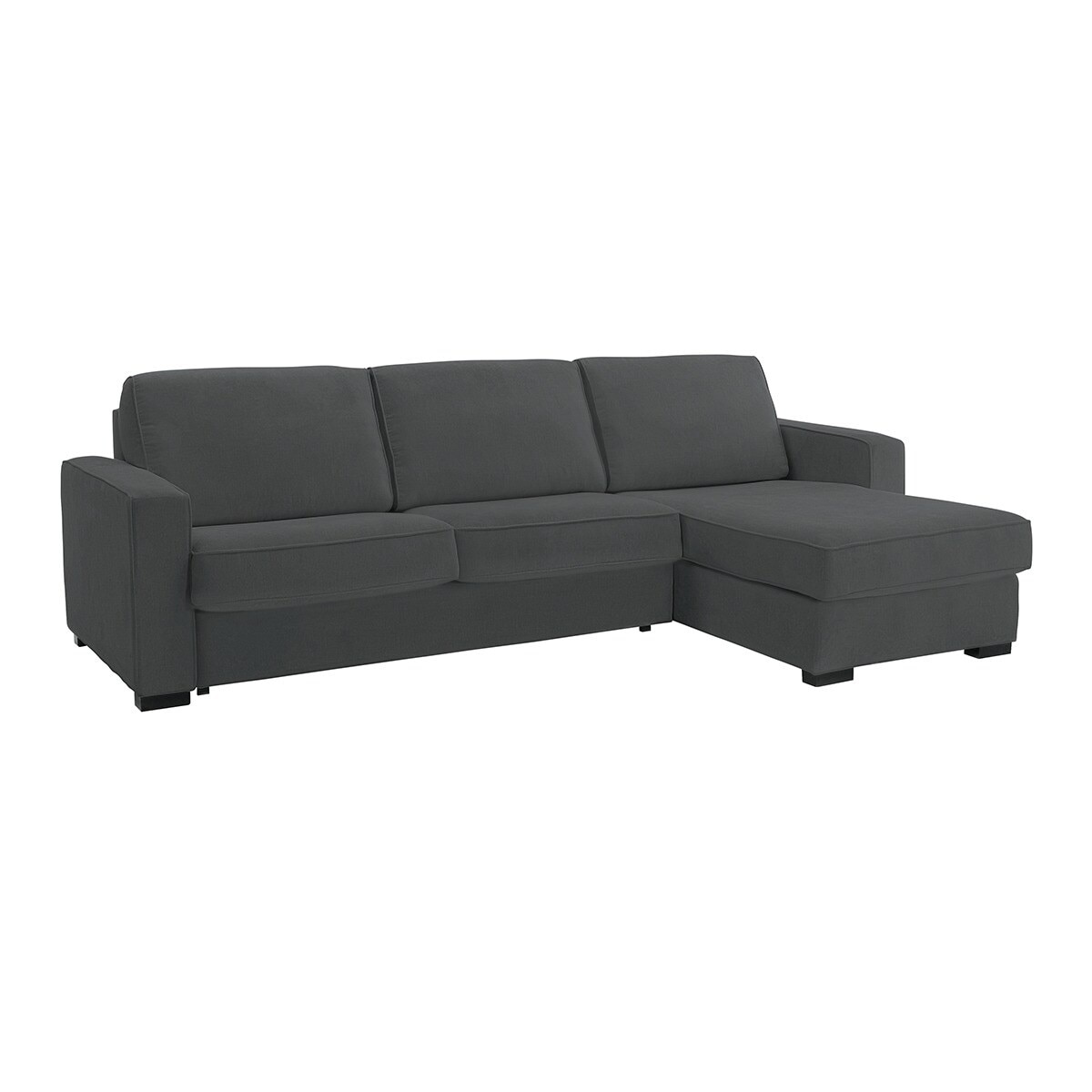Sofá cama de 5 plazas con chaiselongue derecha Padua El Corte Inglés - Gris Antracita Gris Antracita-2