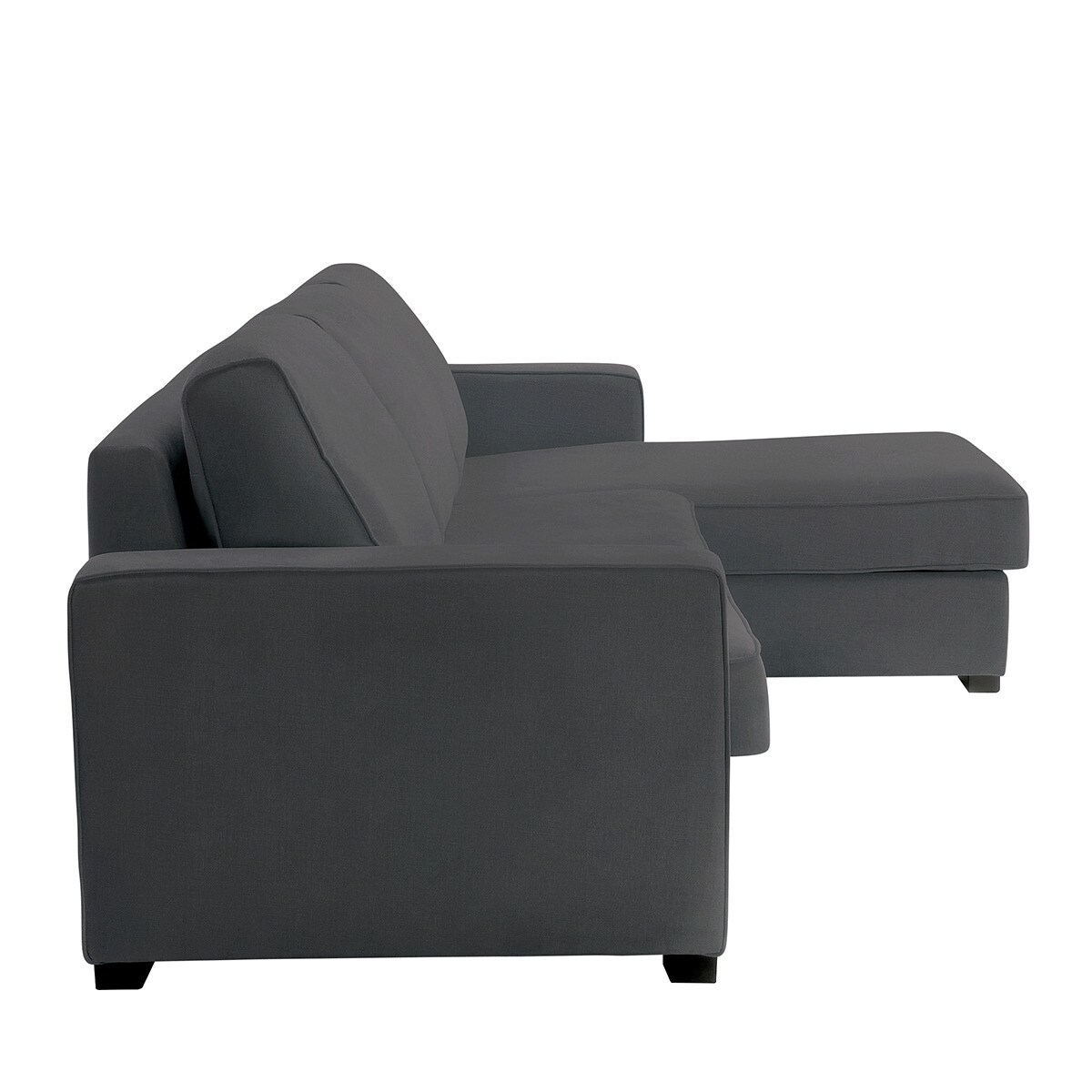 Sofá cama de 5 plazas con chaiselongue derecha Padua El Corte Inglés - Gris Antracita Gris Antracita-3