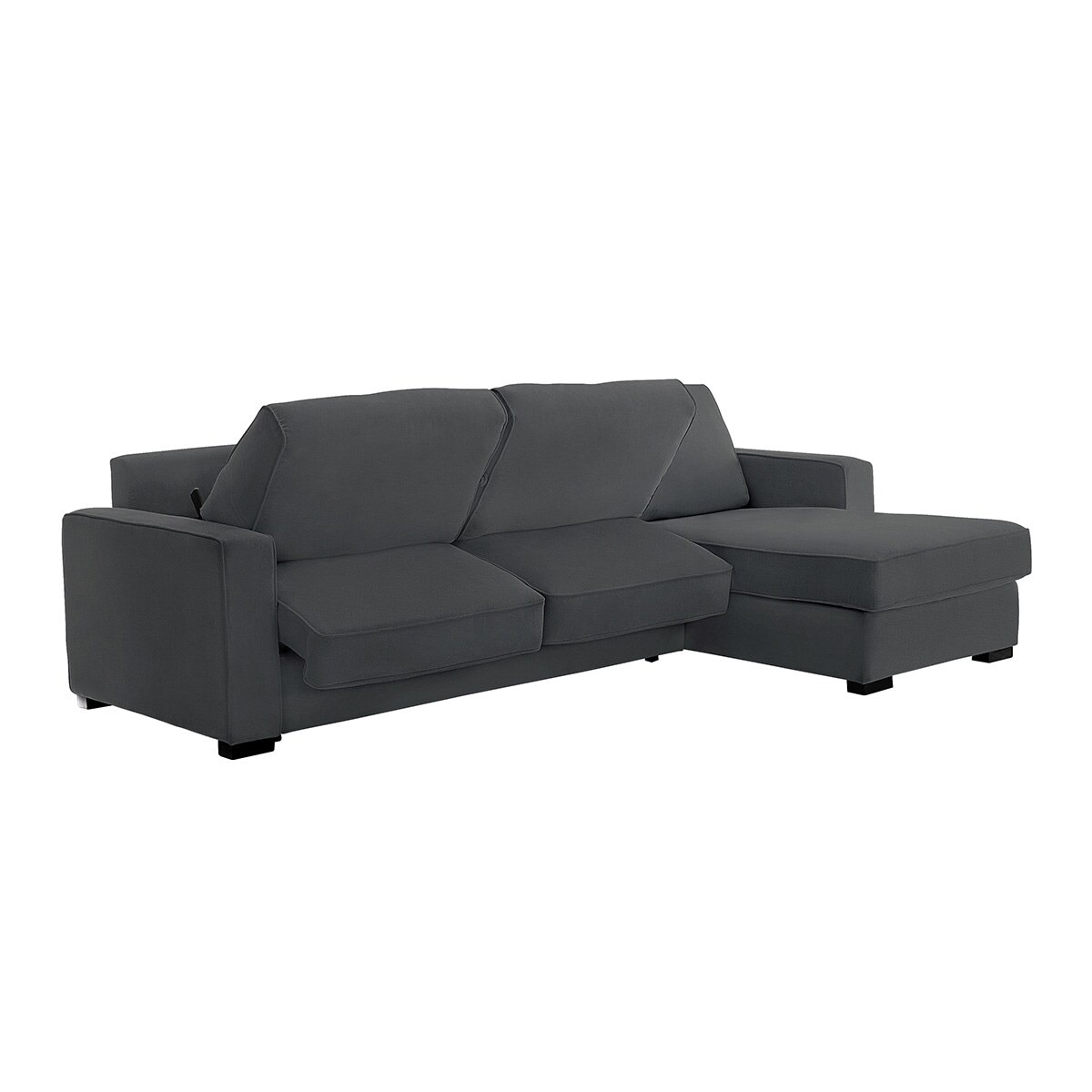 Sofá cama de 5 plazas con chaiselongue derecha Padua El Corte Inglés - Gris Antracita Gris Antracita-6