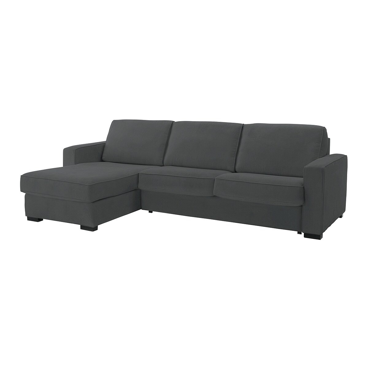 Sofá cama de 5 plazas con chaiselongue izquierda Padua El Corte Inglés - Gris Antracita Gris Antracita-2