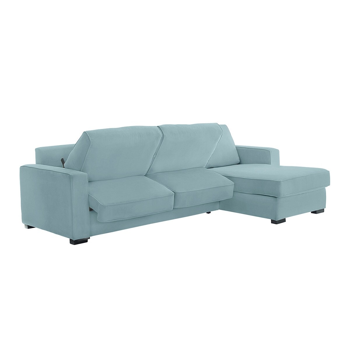 Sofá cama de 5 plazas con chaiselongue derecha Padua El Corte Inglés - Verde Agua Verde Agua-6