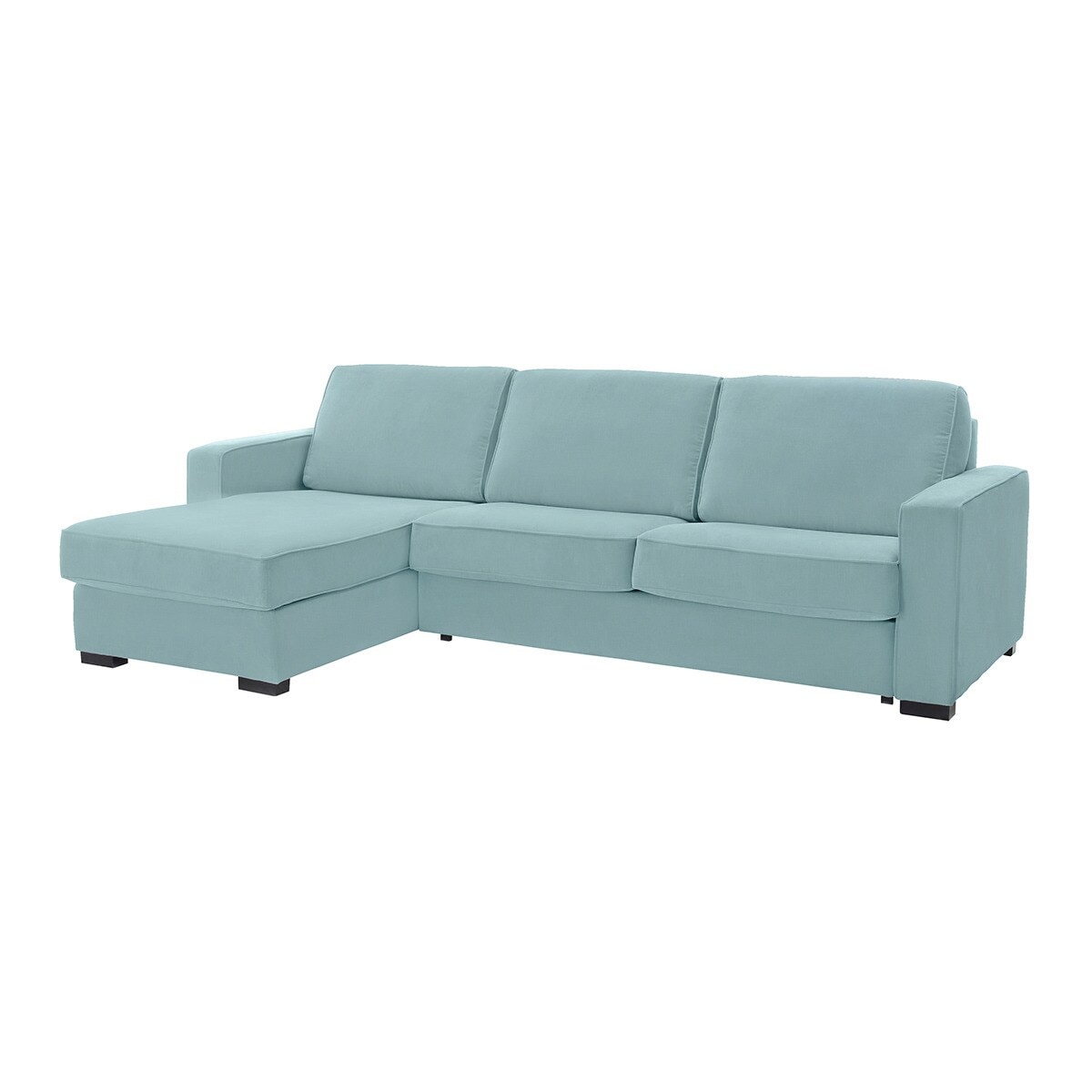 Sofá cama de 5 plazas con chaiselongue izquierda Padua El Corte Inglés - Verde Agua Verde Agua-2
