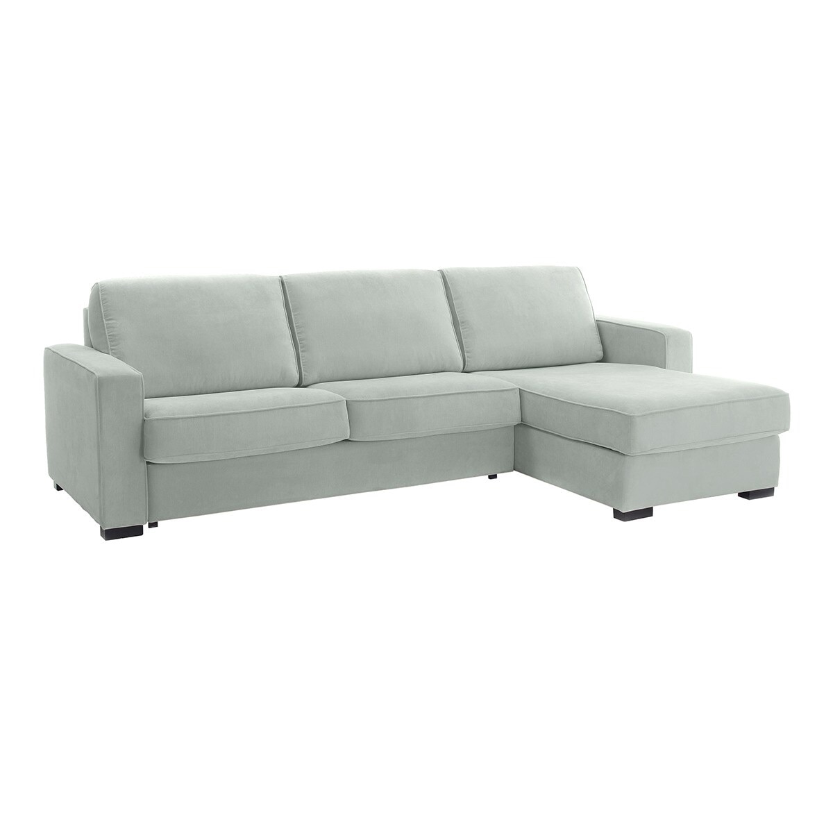 Sofá cama de 5 plazas con chaiselongue derecha Padua El Corte Inglés - Plata Plata-2