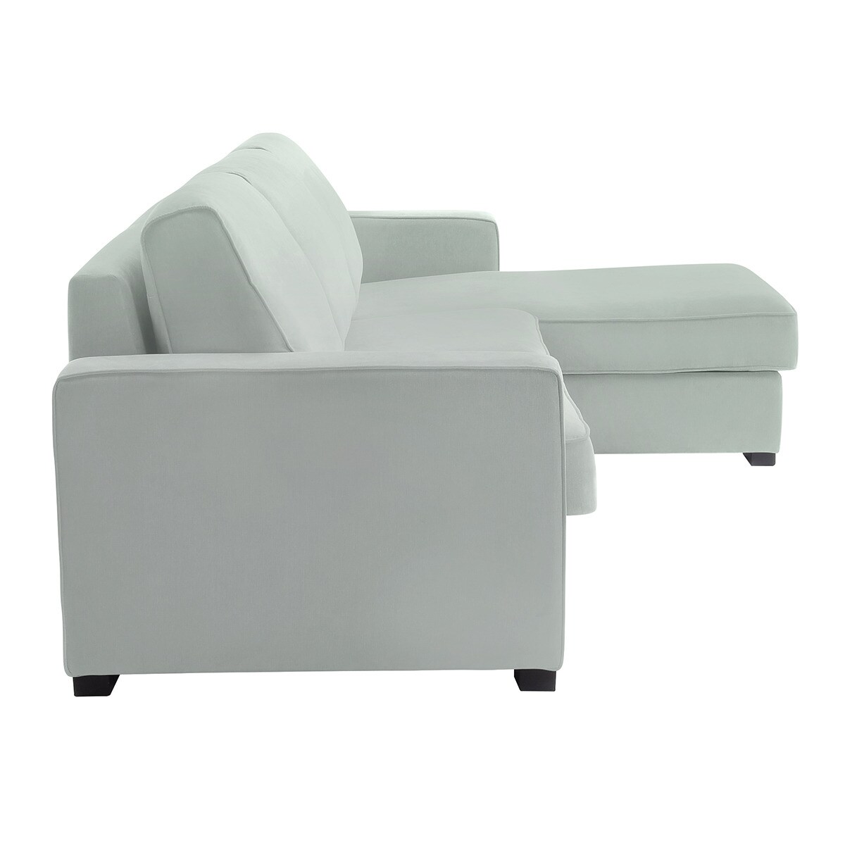 Sofá cama de 5 plazas con chaiselongue derecha Padua El Corte Inglés - Plata Plata-3
