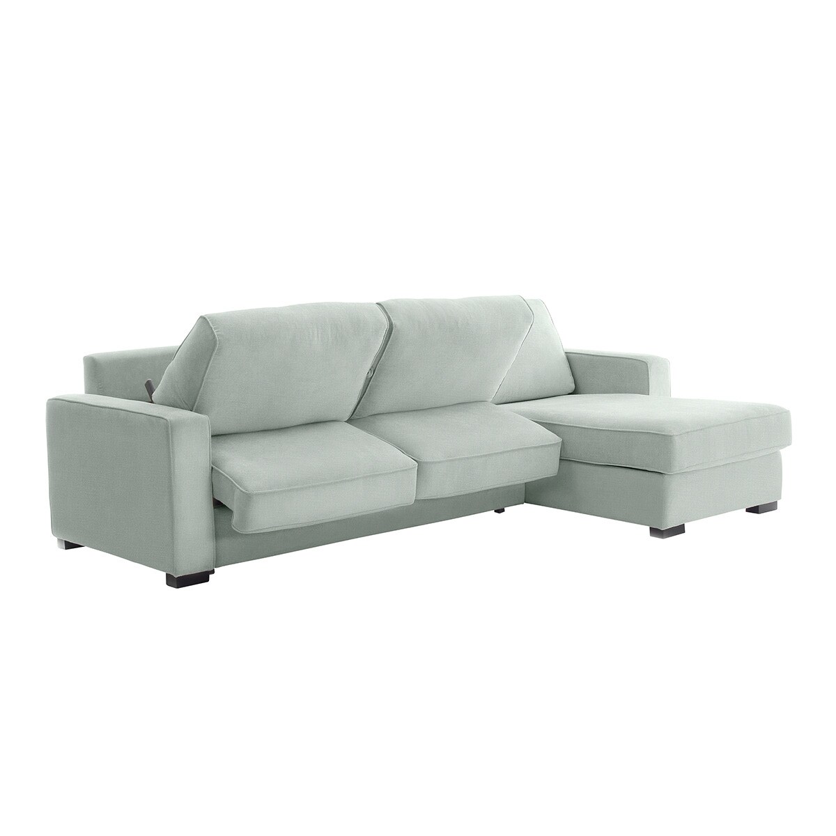 Sofá cama de 5 plazas con chaiselongue derecha Padua El Corte Inglés - Plata Plata-6