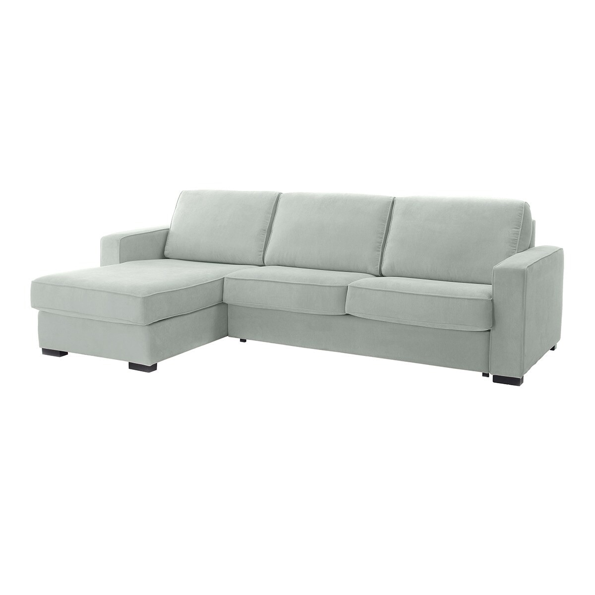 Sofá cama de 5 plazas con chaiselongue izquierda Padua El Corte Inglés - Plata Plata-2
