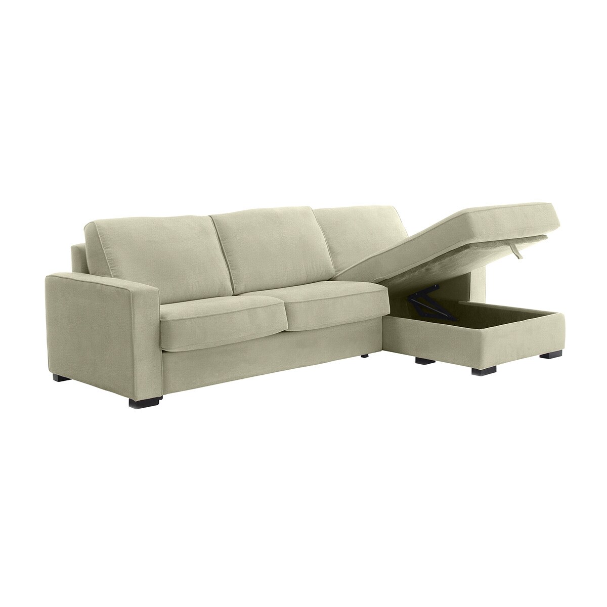 Sofá cama de 5 plazas con chaiselongue derecha Padua El Corte Inglés - Natural Natural-5