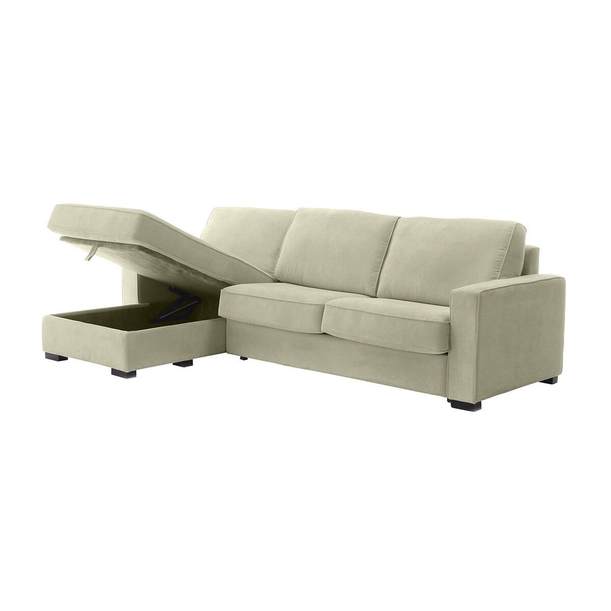 Sofá cama de 5 plazas con chaiselongue izquierda Padua El Corte Inglés - Natural Natural-5