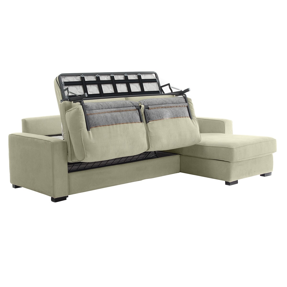 Sofá cama de 5 plazas con chaiselongue izquierda Padua El Corte Inglés - Natural Natural-7