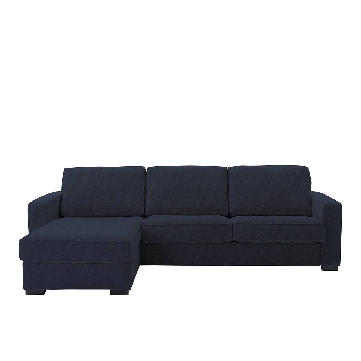 Sofá de 5 plazas con chaiselongue izquierda Padua El Corte Inglés - Azul marino Azul marino-1