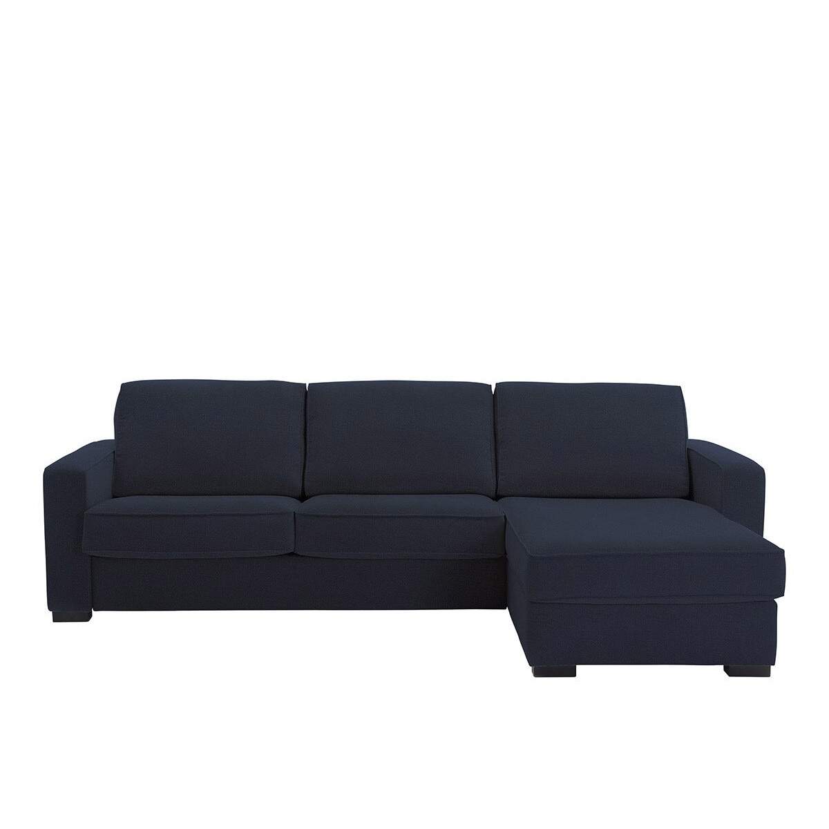 Sofá cama de 5 plazas con chaiselongue derecha Padua El Corte Inglés - Azul marino Azul marino-1