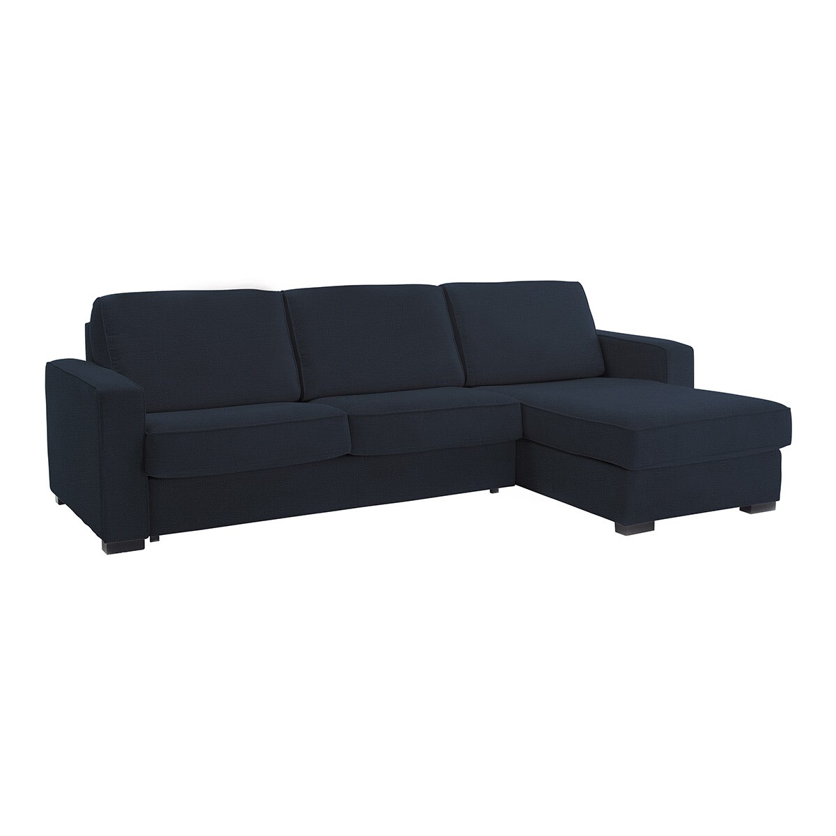 Sofá cama de 5 plazas con chaiselongue derecha Padua El Corte Inglés - Azul marino Azul marino-2