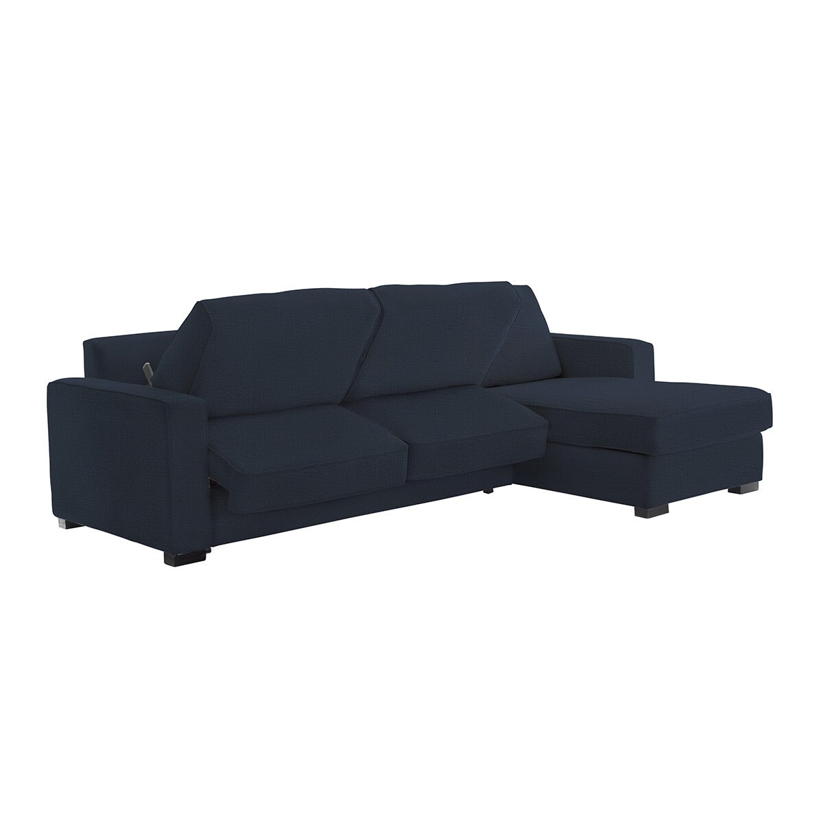 Sofá cama de 5 plazas con chaiselongue derecha Padua El Corte Inglés - Azul marino Azul marino-6