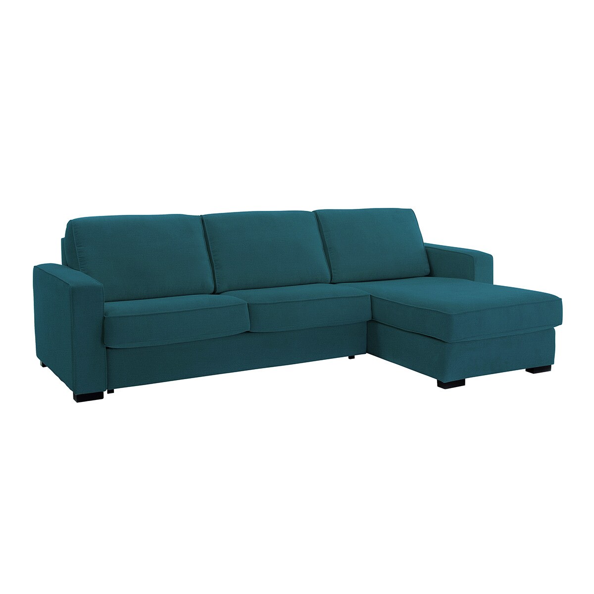 Sofá cama de 5 plazas con chaiselongue derecha Padua El Corte Inglés - Azul Océano Azul Océano-2