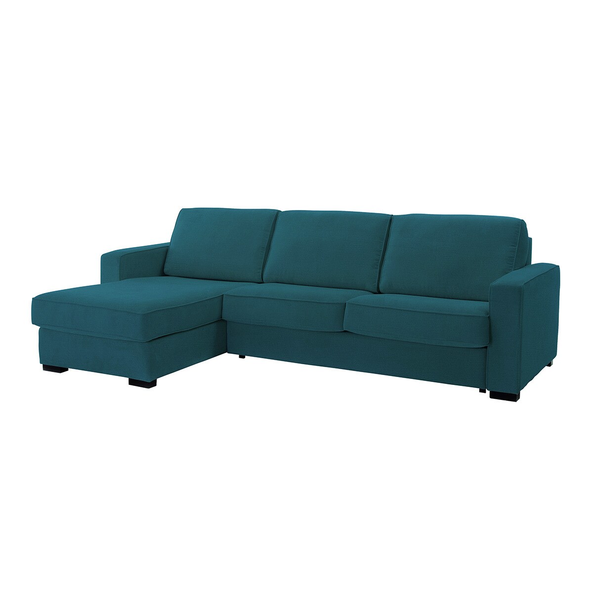 Sofá cama de 5 plazas con chaiselongue izquierda Padua El Corte Inglés - Azul Océano Azul Océano-2