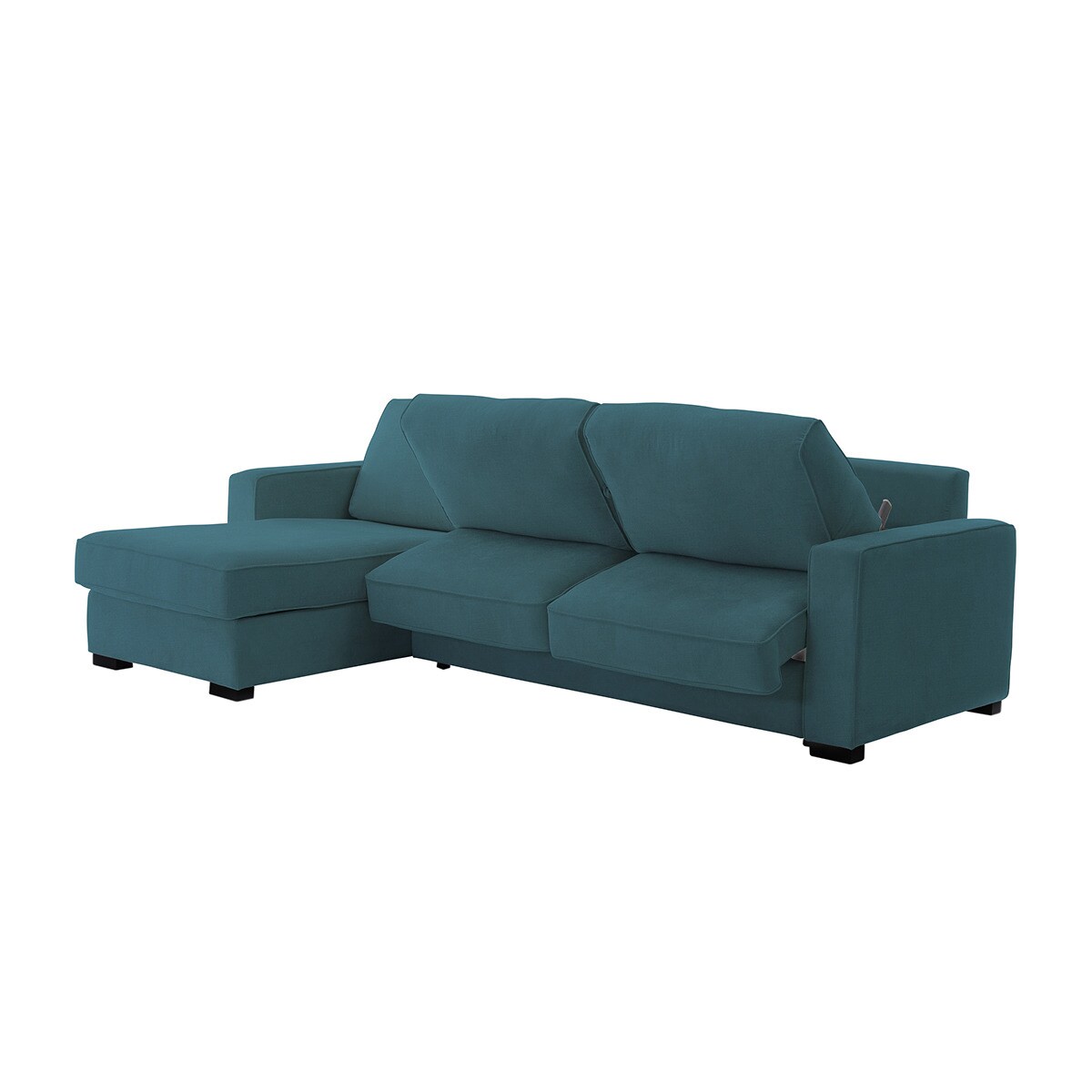 Sofá cama de 5 plazas con chaiselongue izquierda Padua El Corte Inglés - Azul Océano Azul Océano-6