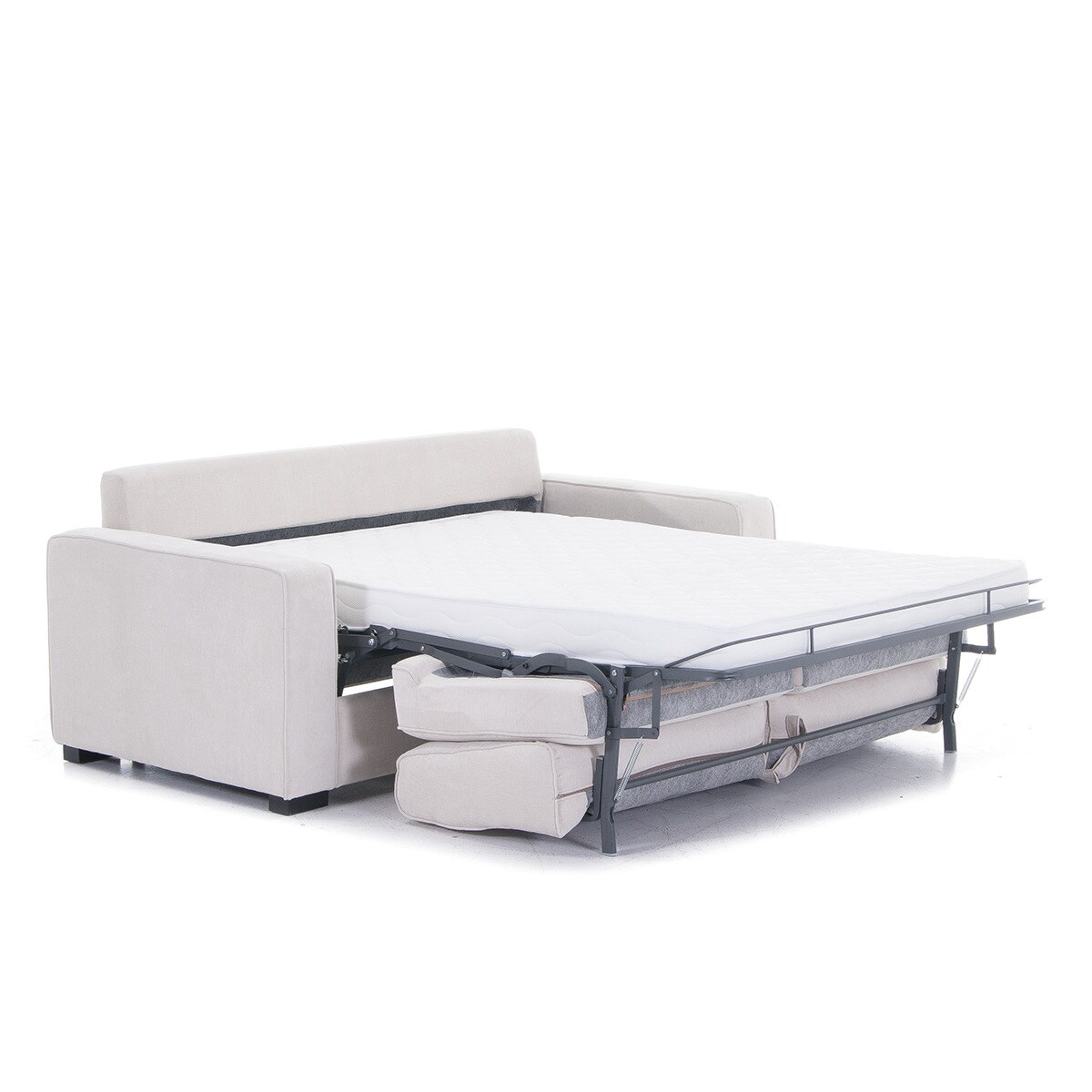 Sofá-cama de 2 lugares Padua Bege-5