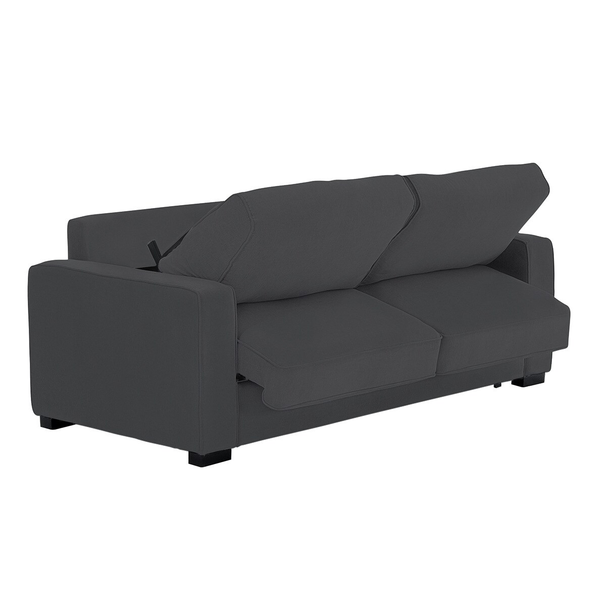 Sofá cama de 3 plazas 224 cm Padua El Corte Inglés - Gris Antracita Gris Antracita-6