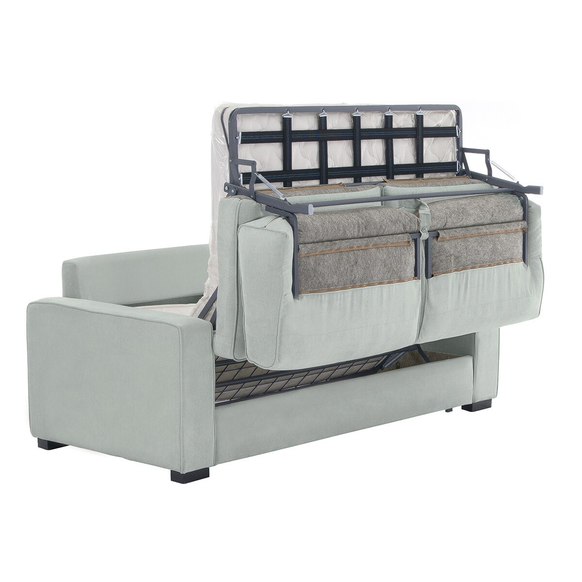 Sofá cama de 3 plazas 224 cm Padua El Corte Inglés - Plata Plata-7
