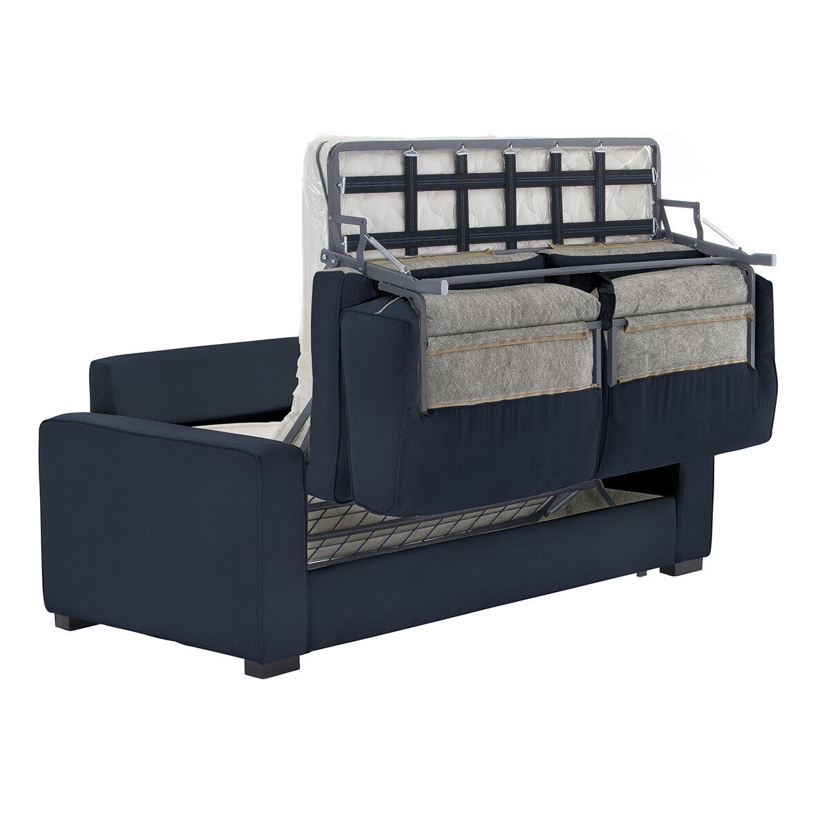 Sofá cama de 2 plazas Padua El Corte Inglés - Azul marino Azul marino-6