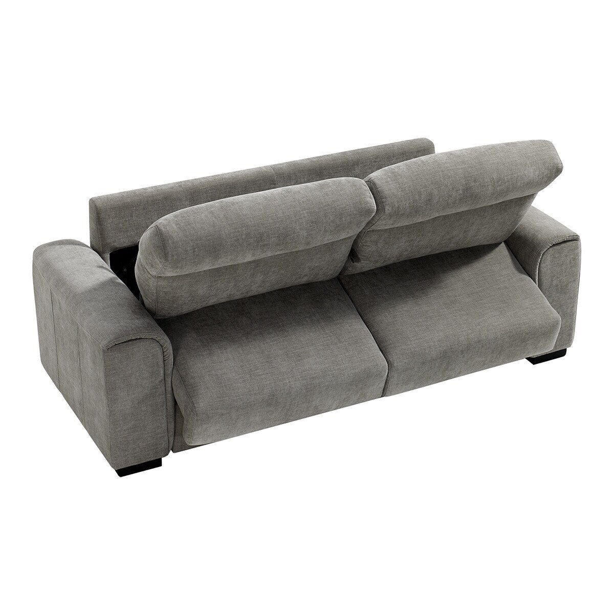 Sofá-Cama de 4 Lugares Ródano Cinzento-claro-5