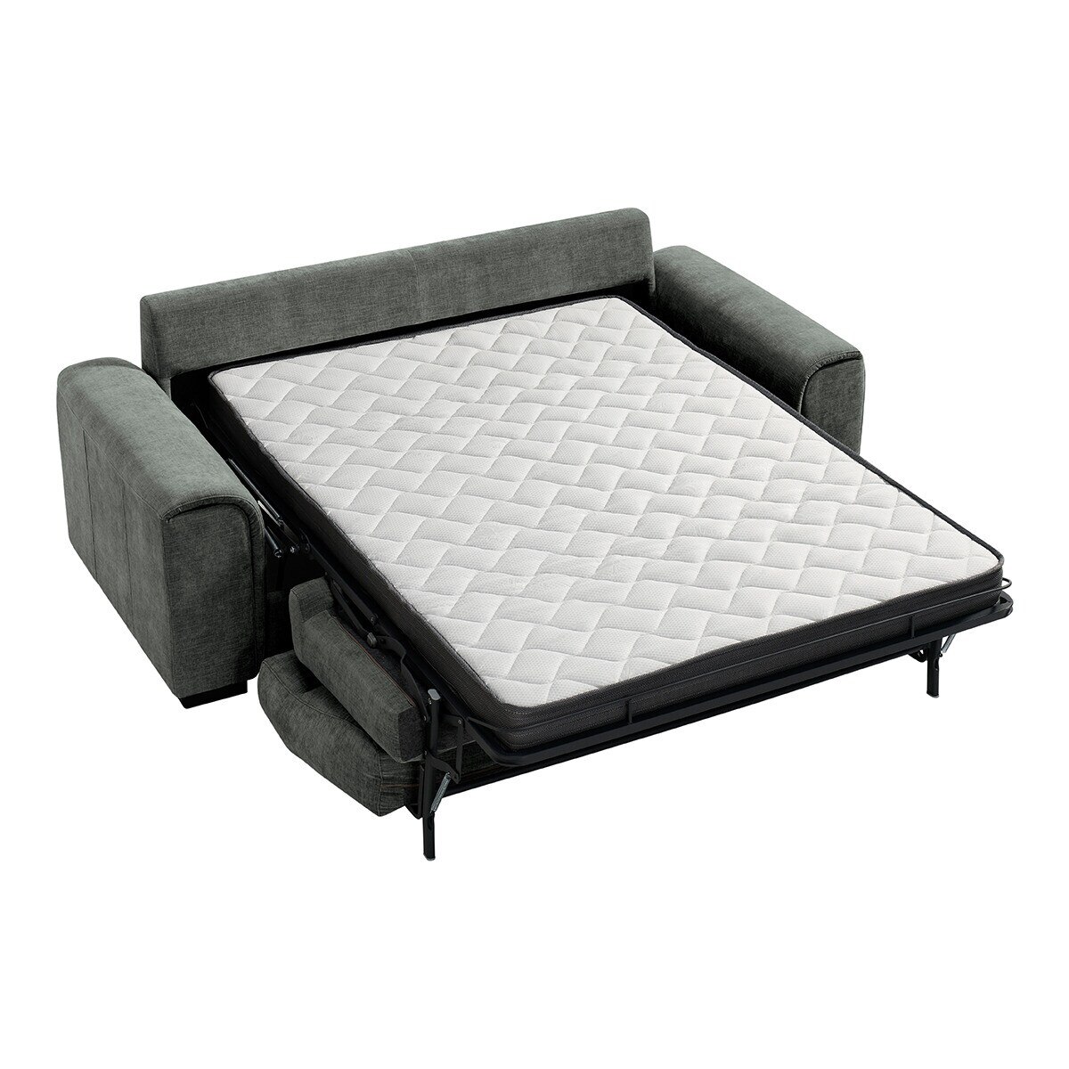 Sofá cama de 3 plazas Ródano El Corte Inglés - Gris ceniza Cama 120 cm Gris ceniza-7