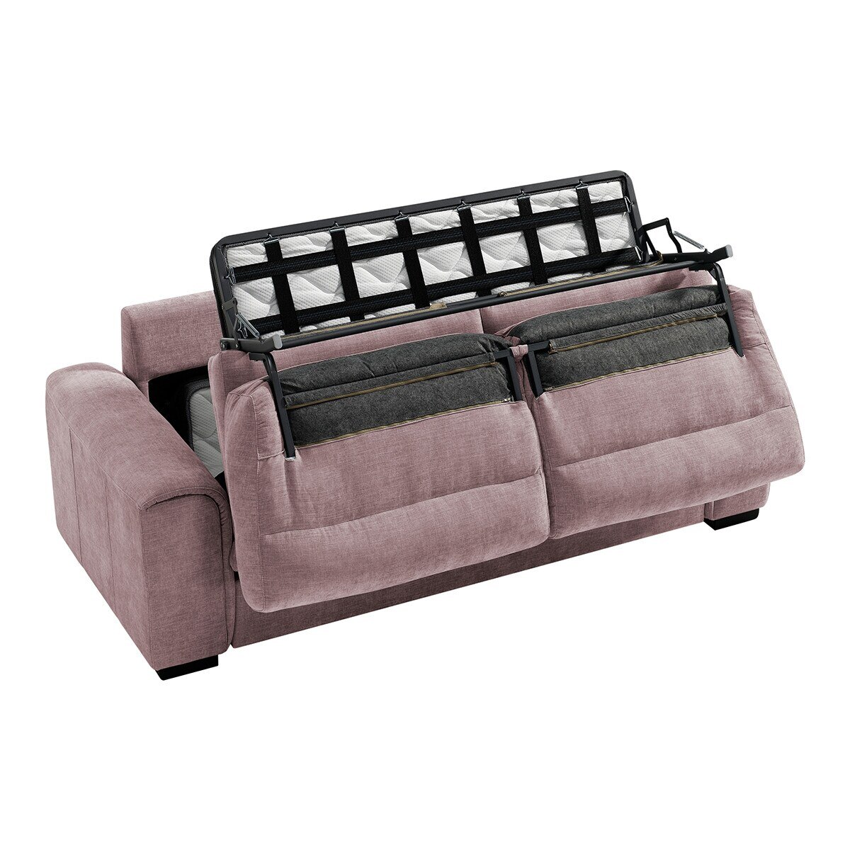 Sofá cama de 3 plazas Ródano El Corte Inglés - Rosa Cama 120 cm Rosa-6