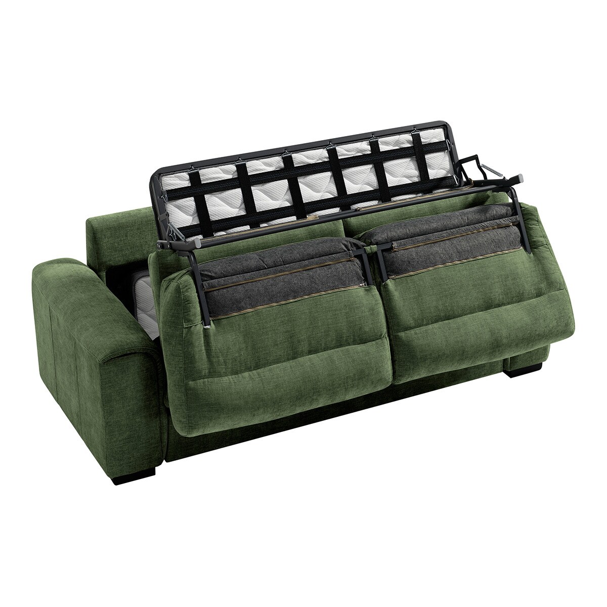 Sofá cama de 4 plazas Ródano El Corte Inglés - Verde Bosque Verde Bosque-6