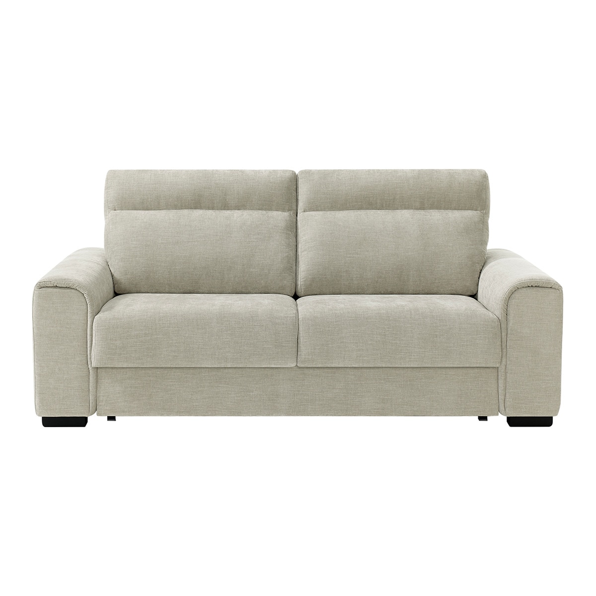 Sofá-Cama de 4 Lugares em Mistura de Algodão Ródano Creme-1