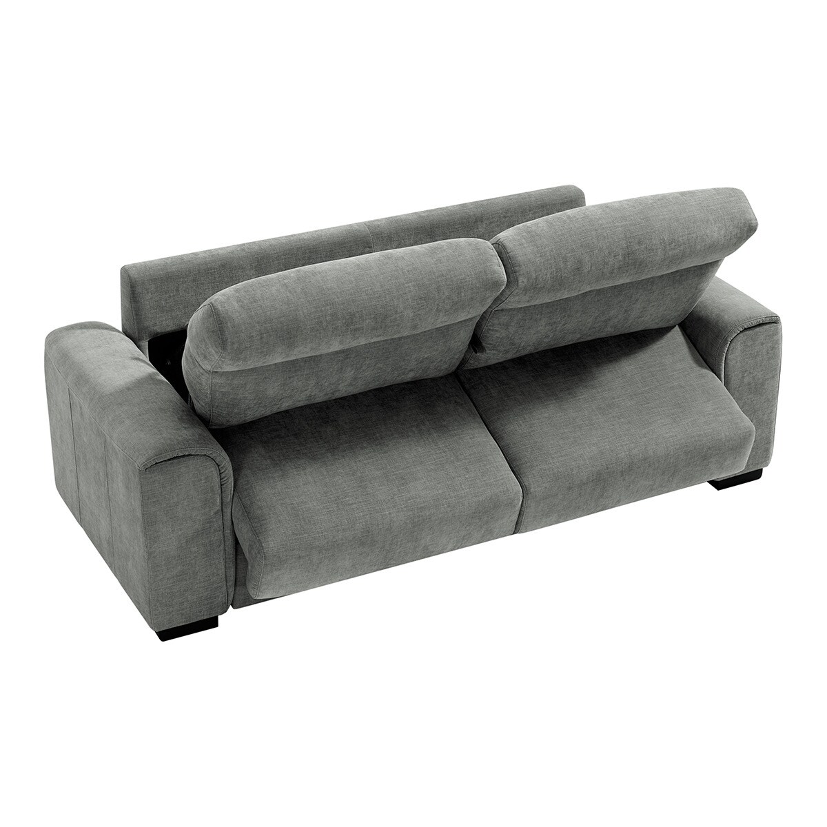 Sofá-Cama de 3 Lugares em Mistura de Algodão Ródano Pérola-5