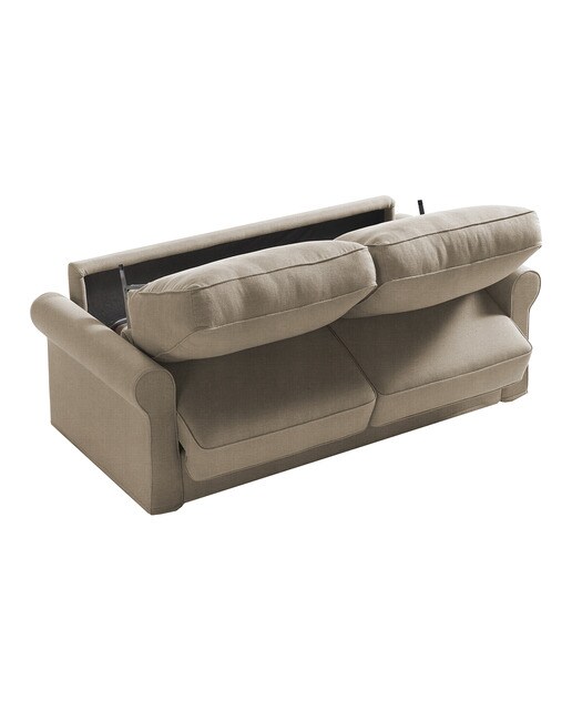 Sofá cama Robin El Corte Inglés - Tostado Cama 90 cm Tostado-5