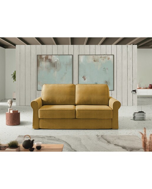 Sofá cama Robin El Corte Inglés - Ocre Cama 120 cm Ocre-9