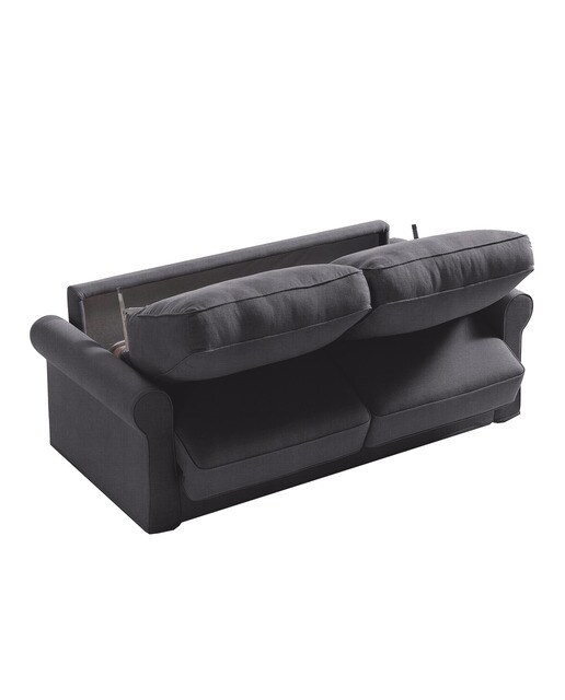 Sofá cama Robin El Corte Inglés - Gris oscuro Cama 120 cm Gris oscuro-5