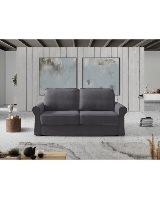 Sofá cama Robin El Corte Inglés - Gris oscuro Cama 120 cm Gris oscuro-9