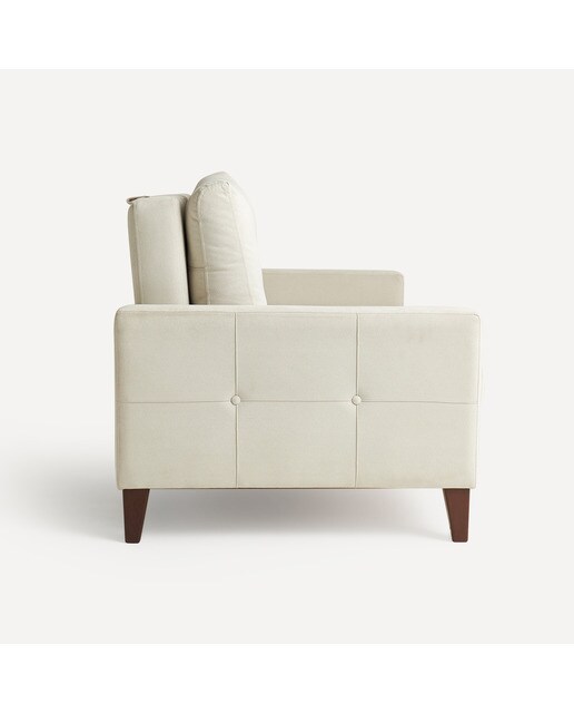 Sofá-Cama de 2 Lugares Brest Branco-3