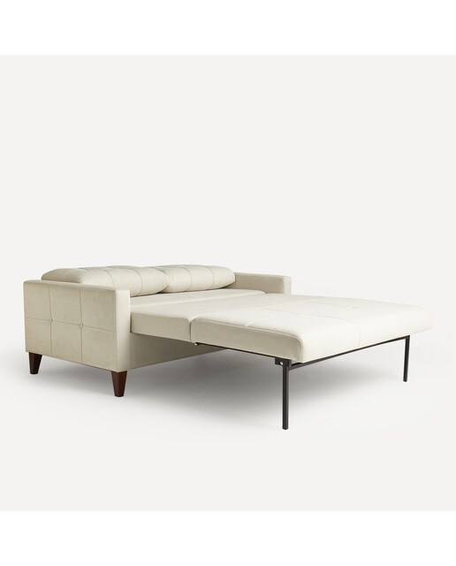 Sofá-Cama de 2 Lugares Brest Branco-6