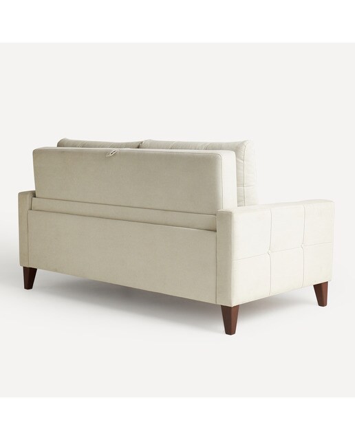Sofá-Cama de 2 Lugares Brest Branco-7