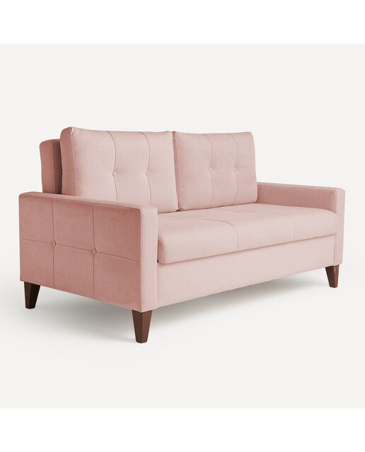 Sofá cama de 2 plazas Brest El Corte Inglés - Rosa Rosa-2