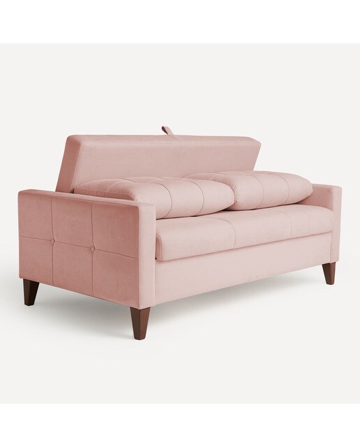 Sofá cama de 2 plazas Brest El Corte Inglés - Rosa Rosa-4