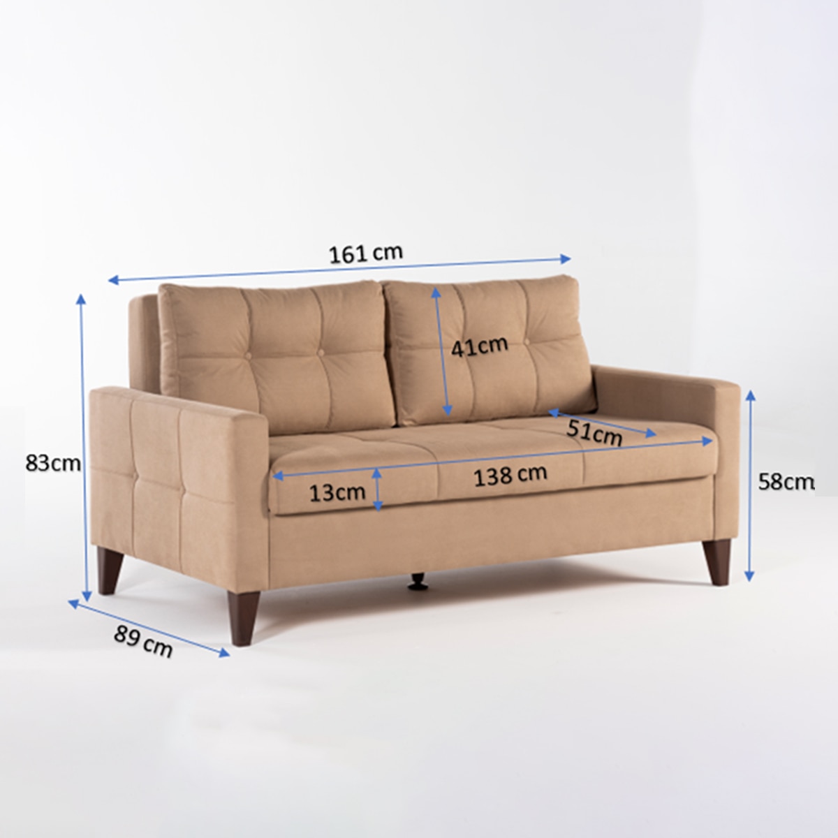 Sofá cama de 2 plazas Brest El Corte Inglés - Verde Verde-8