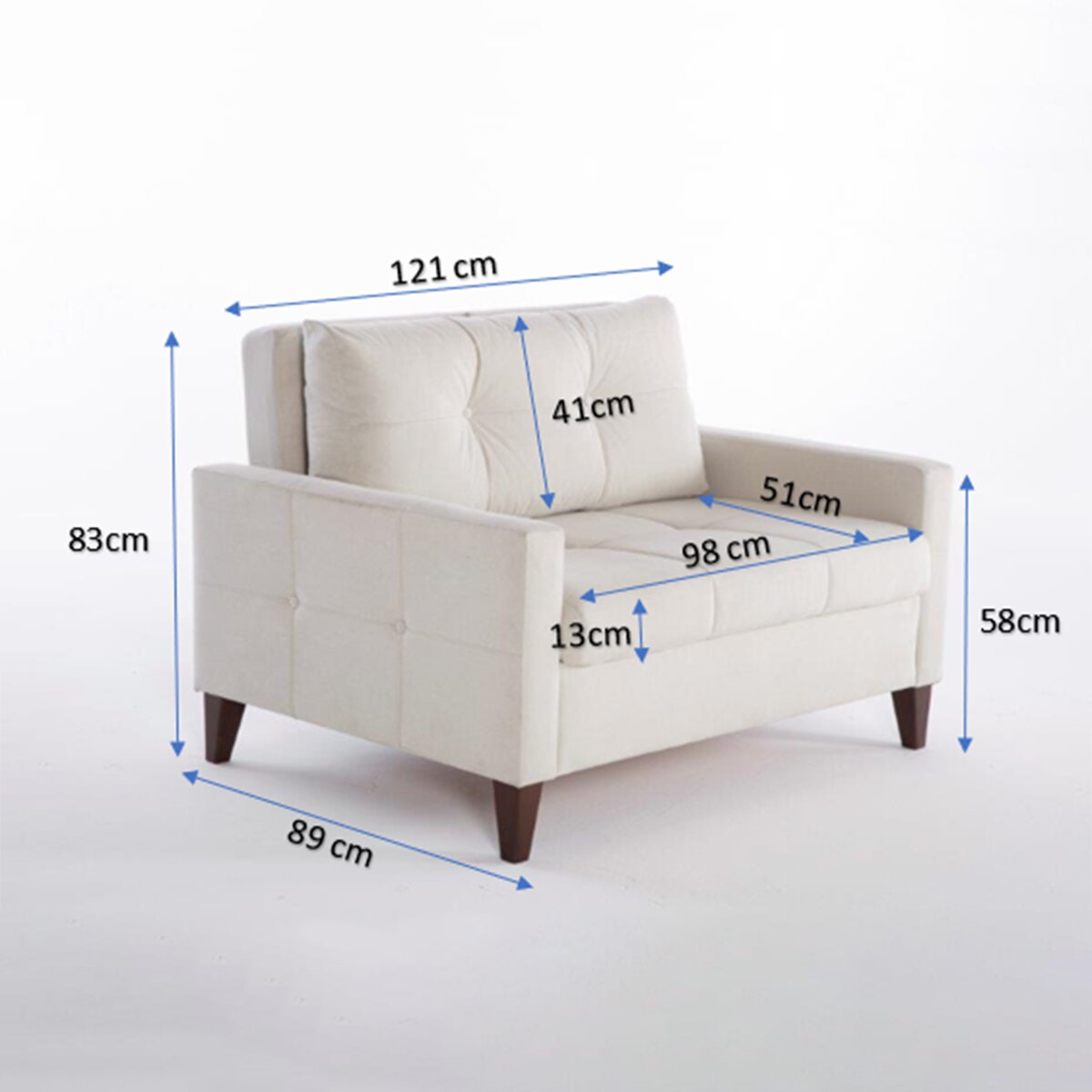 Sillón cama Brest El Corte Inglés - Azul Azul-8
